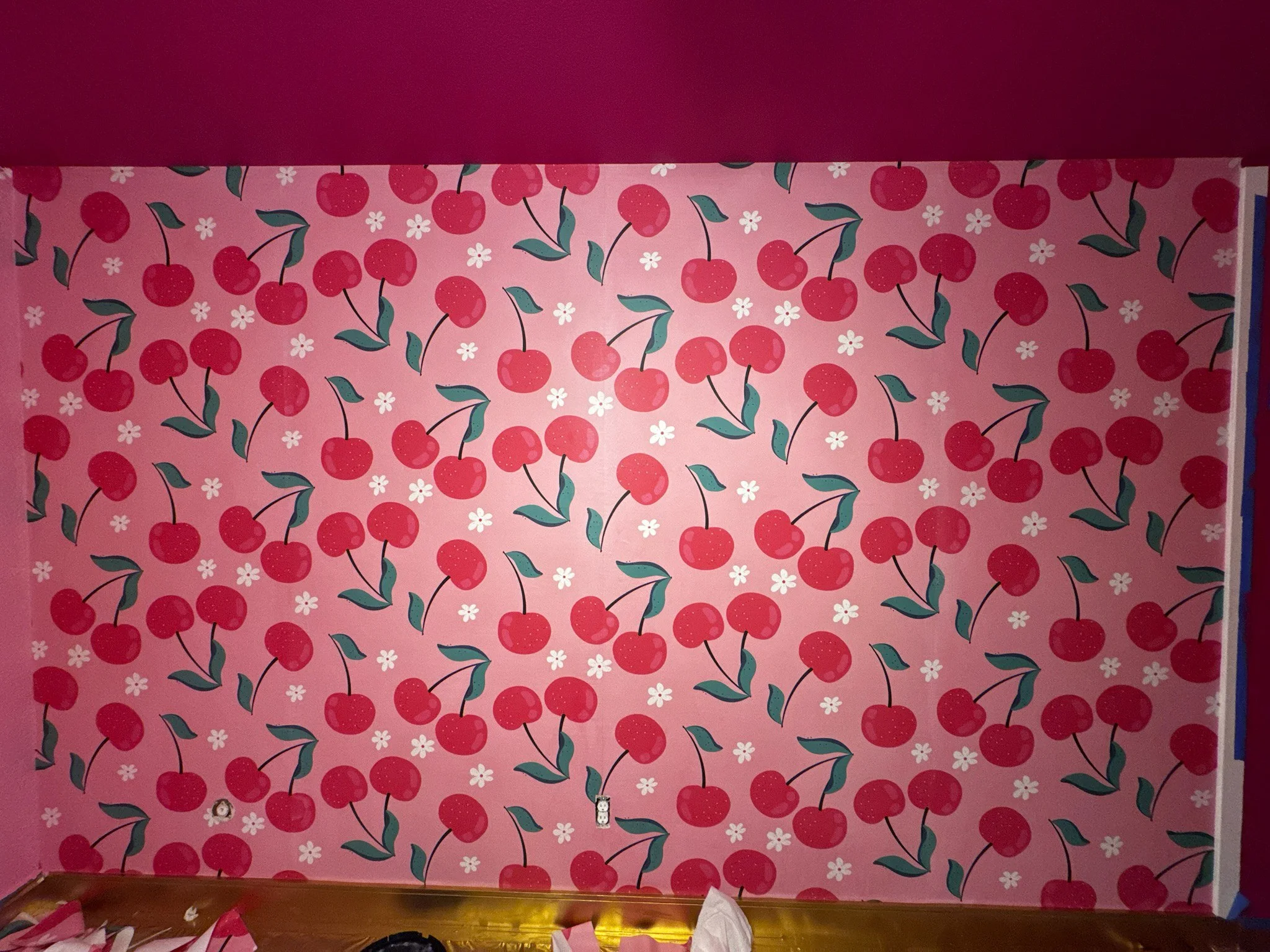 Professional wallpaper installation in Chicago by Southside Wallpaper Hanger