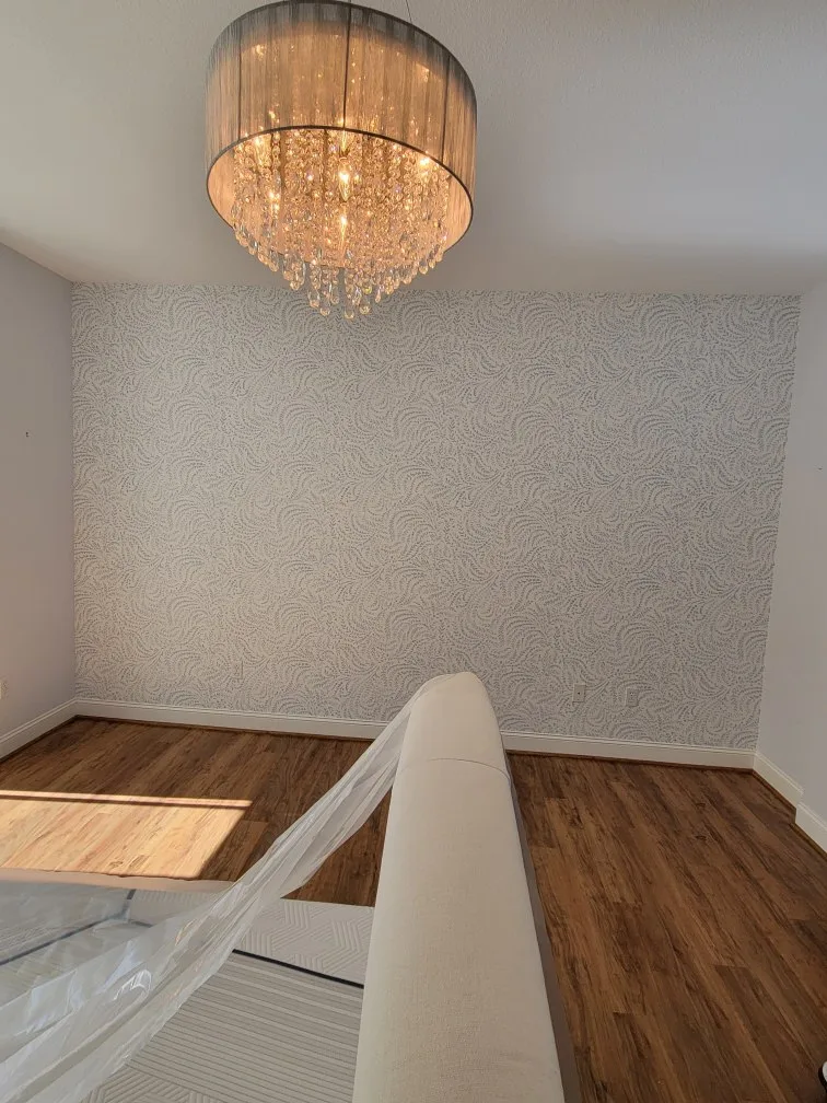 Wallpaper installation South Austin Chicago