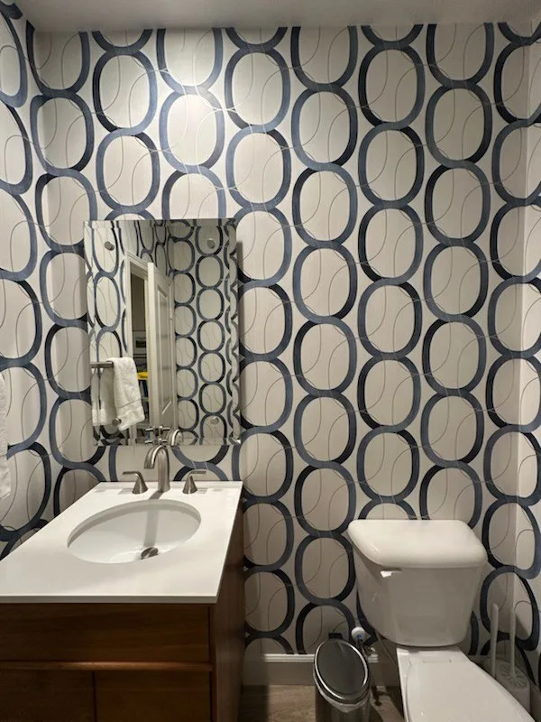 Silk wallpaper luxury installation Chicago
