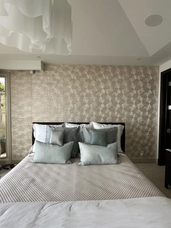 Textured wallpaper finish Chicago