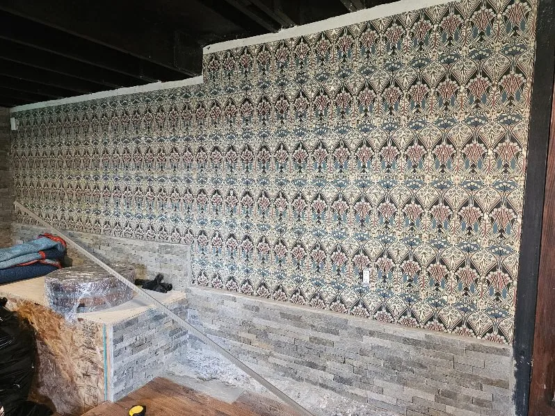 Wallpaper design Brighton Park Chicago